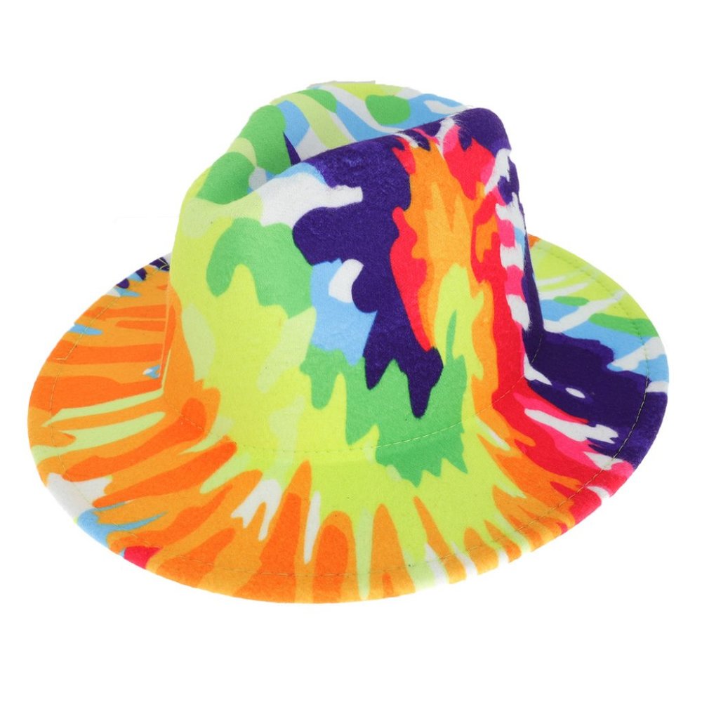 FASHION TIE DYE FEDORA